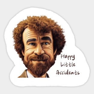 Happy Little Accidents Sticker